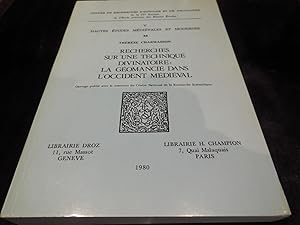 Recherches sur une technique divinatoire: la geomancie dans l'Occident medieval (Hautes Etudes me...