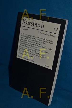 Bild des Verkufers fr Kursbuch 52 Utopien 1 - Zweifel an der Zukunft zum Verkauf von Antiquarische Fundgrube e.U.