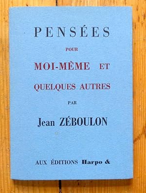 Imagen del vendedor de Penses pour moi-mme & quelques autres a la venta por La Bergerie