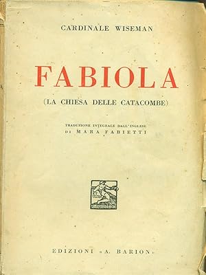 Imagen del vendedor de Fabiola (La chiesa delle catacombe) a la venta por Librodifaccia