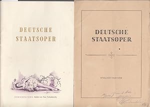 Dornröschen. Ballett. Spielzeit 1950. Dirigent: Großmann, Gustav. - Inszenierung / Choreographie:...