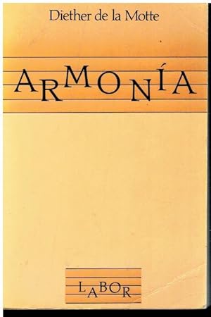 Seller image for ARMONA. 1 edicin. for sale by angeles sancha libros