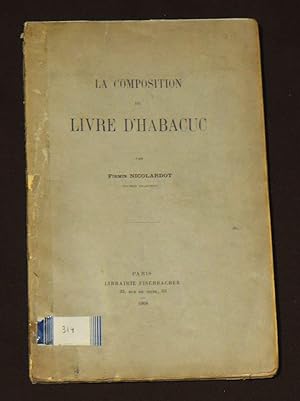 La Composition du Livre D'Habacuc