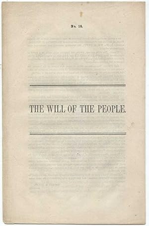No. 18. The Will of the People