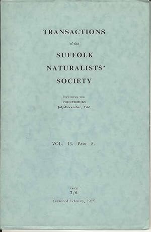 Transactions of the Suffolk Naturalists' Society Vol. 13 - Part 5