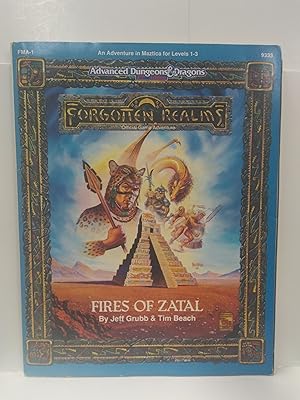 Seller image for Fires of Zatal (Advanced Dungeons Dragons, 2nd Edition) for sale by Fleur Fine Books