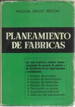 Seller image for Planeamiento de fabricas for sale by Librera Cajn Desastre