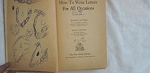 Image du vendeur pour How to write letters for all occasions. Business letters. Social Letters. mis en vente par Librera "Franz Kafka" Mxico.