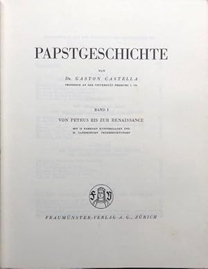 Imagen del vendedor de Papstgeschichte. a la venta por Antiquariat Lohmann