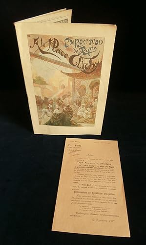 Bild des Verkufers fr A LA PLACE CLICHY : EXPOSITION DE TAPIS FRANCAIS et ORIENTAUX ( catalogue ). zum Verkauf von Librairie Franck LAUNAI