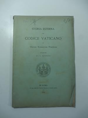 Storia esterna del codice Vaticano del Diurnus Romanorum Pontificum