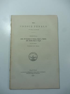 Del codice penale italiano
