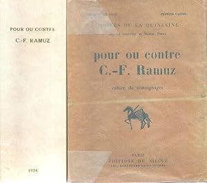 Seller image for Pour ou contre C.-F. Ramuz * for sale by OH 7e CIEL