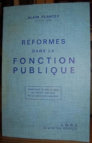 Seller image for REFORMES DANS LA FONCTION PUBLIQUE for sale by Fbula Libros (Librera Jimnez-Bravo)