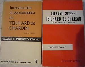 Ensayo sobre Teilhard de Chardin. De la ciencia a la Teologia (Georges Crespy) + Introducción al ...