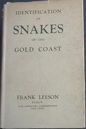 Imagen del vendedor de Identification of Snakes of the Gold Coast a la venta por Chapter 1