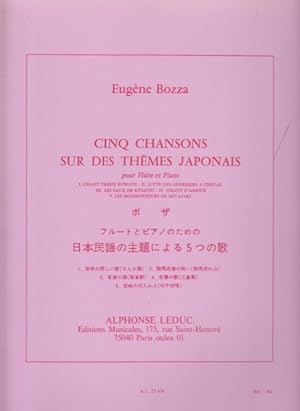Seller image for Cinq Chansons sur des Thmes Japonais - Flute & Piano for sale by Hancock & Monks Music