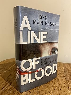 Seller image for A Line of Blood >>>> A SUPERB SIGNED UK FIRST EDITION & FIRST PRINTING HARDBACK <<<< for sale by Zeitgeist Books