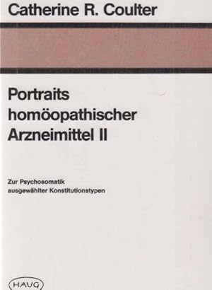 Bild des Verkufers fr Portraits homopathischer Arzneimittel / II. Mit 2 Tabellen. zum Verkauf von Fundus-Online GbR Borkert Schwarz Zerfa