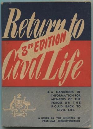 Imagen del vendedor de Return to civil life : a handbook of information for members of the forces on the road back to civil life. a la venta por Lost and Found Books
