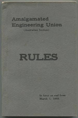 Rules of the Australian Section in force on and from March 1st, 1942.