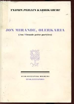 Imagen del vendedor de Jon Mirande Olerkaria a la venta por Le-Livre