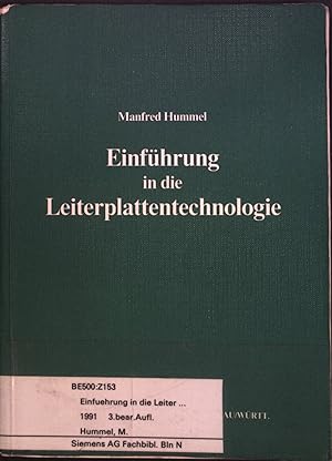 Seller image for Einfhrung in die Leiterplattentechnologie : Eine Beschreibung der wichtigsten Herstellverfahren. for sale by books4less (Versandantiquariat Petra Gros GmbH & Co. KG)