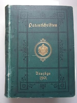 Bild des Verkufers fr Auszge aus den Patentschriften 1901 Zweiter Halbband zum Verkauf von Versandantiquariat Harald Quicker