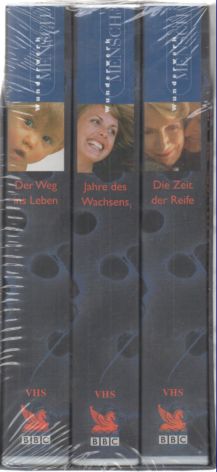 Wunderwerk Mensch. Der Weg ins Leben. Jahre des Wachsens. Die Zeit der Reife. 3 VHS im Schuber.