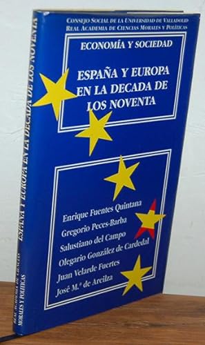 Seller image for ECONOMA Y SOCIEDAD. ESPAA Y EUROPA EN LA DCADA DE LOS NOVENTA for sale by EL RINCN ESCRITO