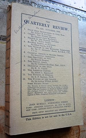 The Quarterly Review No.530 October 1936