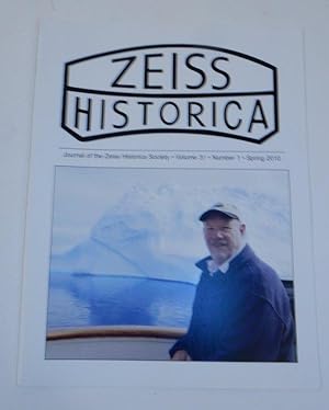Bild des Verkufers fr Journal of the Zeiss Historica Society, Volume 31, Number 1, Spring 2010 zum Verkauf von Kuenzig Books ( ABAA / ILAB )