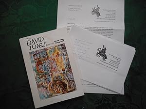 The David Jones Journal Winter 2004 / Spring 2005. Volume V. Nos. 1 & 2. (With a Hand-Written Not...