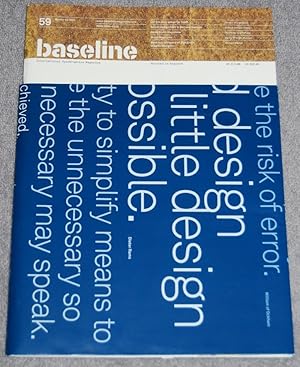 Seller image for Baseline International Typographics Magazine no. 59 for sale by Springhead Books