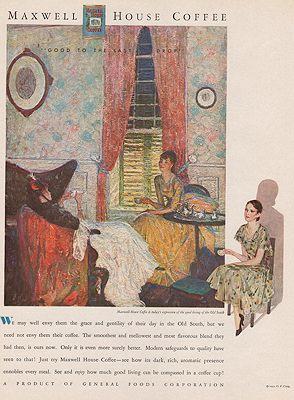 Immagine del venditore per ORIG VINTAGE MAGAZINE AD/ 1931 MAXWELL HOUSE COFFEE AD venduto da Monroe Street Books