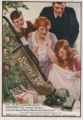 ORIG VINTAGE MAGAZINE AD/1920 SWEEPER-VAC AD