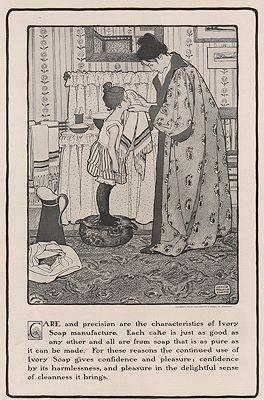 ORIG VINTAGE MAGAZINE AD/ 1901 IVORY SOAP AD