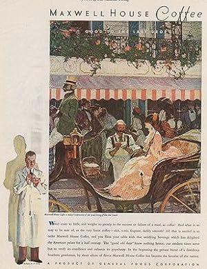 Immagine del venditore per ORIG VINTAGE MAGAZINE AD/ 1931 MAXWELL HOUSE COFFEE AD venduto da Monroe Street Books