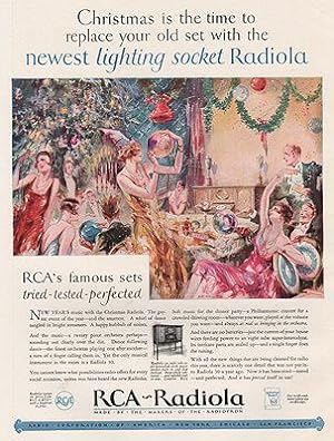 ORIG VINTAGE MAGAZINE AD/ 1926 RCA-RADIOLA AD