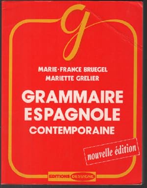 Grammaire espagnole contemporaine