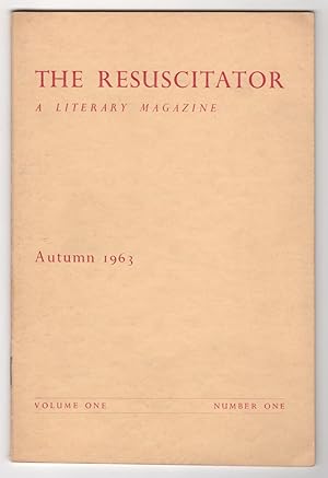 Imagen del vendedor de The Resuscitator, Volume 1, Number 1 (Autumn 1963) a la venta por Philip Smith, Bookseller