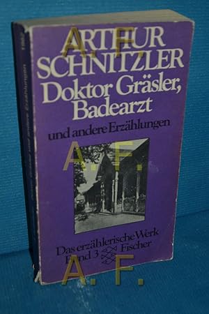 Bild des Verkufers fr Doktor Grsler, Badearzt und andere Erzhlungen (Gesammelte Werke in Einzelausgaben / Das erzhlerische Werk) zum Verkauf von Antiquarische Fundgrube e.U.