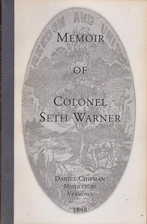 Imagen del vendedor de Memoir of Colonel Seth Warner Originally Published by L.W. Clark Middlebury 1848. Large-Type Edition. 50% Enlargement of Original a la venta por Americana Books, ABAA