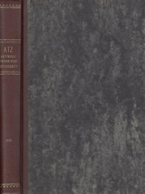 Imagen del vendedor de ATZ. Automobiltechnische Zeitschrift. Heft 1 bis 12. 68. Jahrgang 1966. a la venta por Antiquariat an der Nikolaikirche