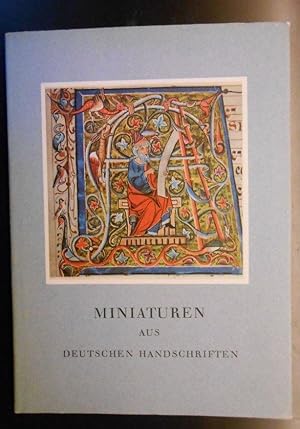 Bild des Verkufers fr Miniaturen aus deutschen Handschriften zum Verkauf von AnimaLeser*Antiquariat