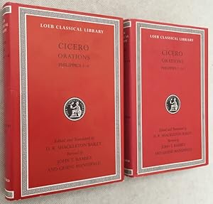 Orations. Philippics 1-6 (&) Orations. Philippics 7-14. [Series: Loeb Classical Library; 2 vols]