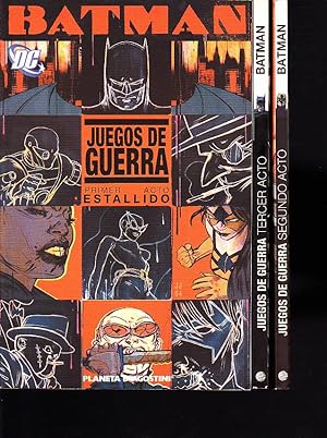 Seller image for BATMAN. JUEGOS DE GUERRA. ESTALLIDO. OLEADAS. FIN DEL JUEGO. for sale by Books Never Die