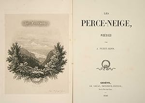 Seller image for Les Perce-Neige, posies. for sale by Harteveld Rare Books Ltd.