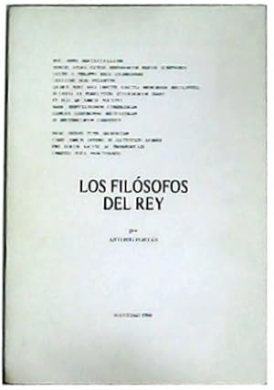 Imagen del vendedor de Los filsofos del rey. a la venta por Librera y Editorial Renacimiento, S.A.