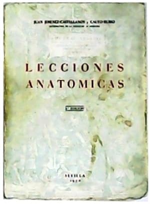 Seller image for Lecciones anatmicas. for sale by Librera y Editorial Renacimiento, S.A.